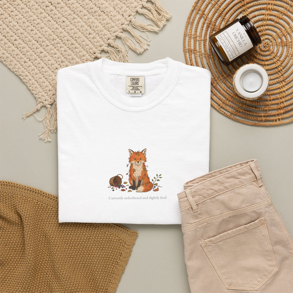 Currently Unbothered And Slightly Feral - Comfort Tee