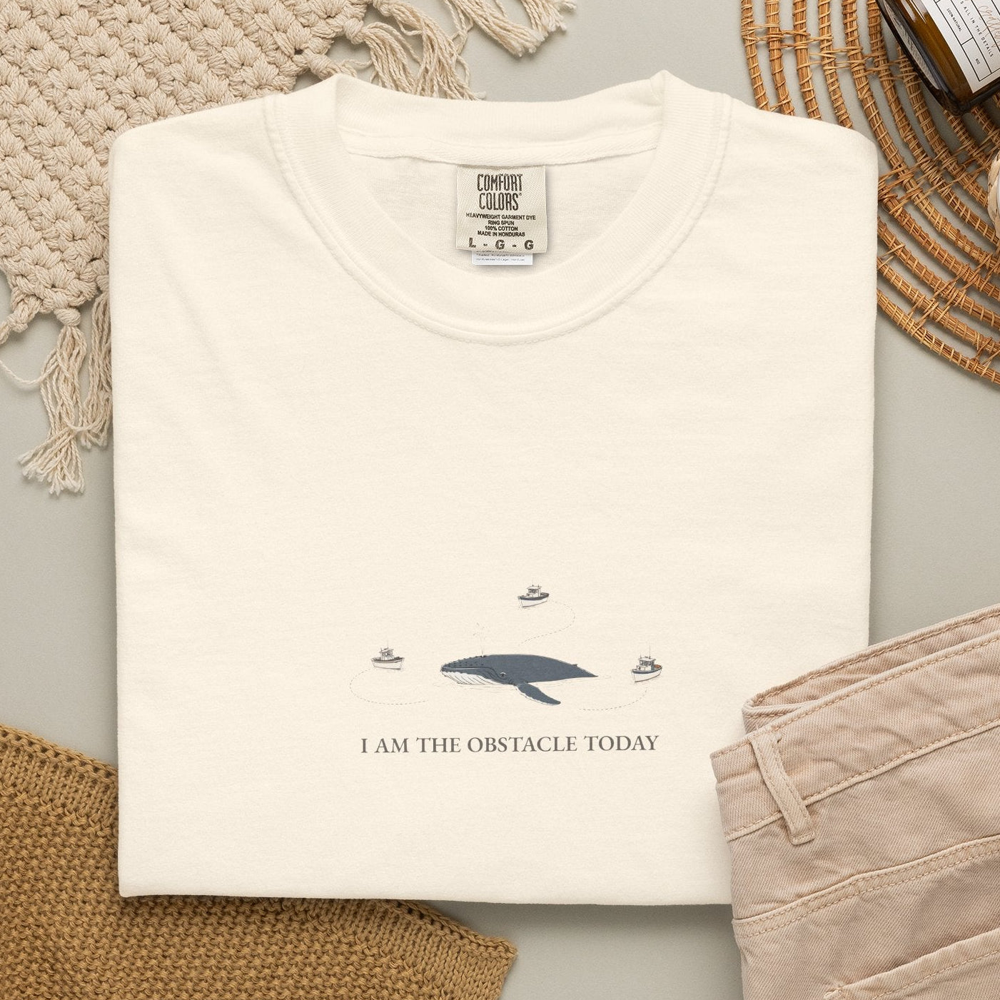 I Am The Obstacle Today - Comfort Tee