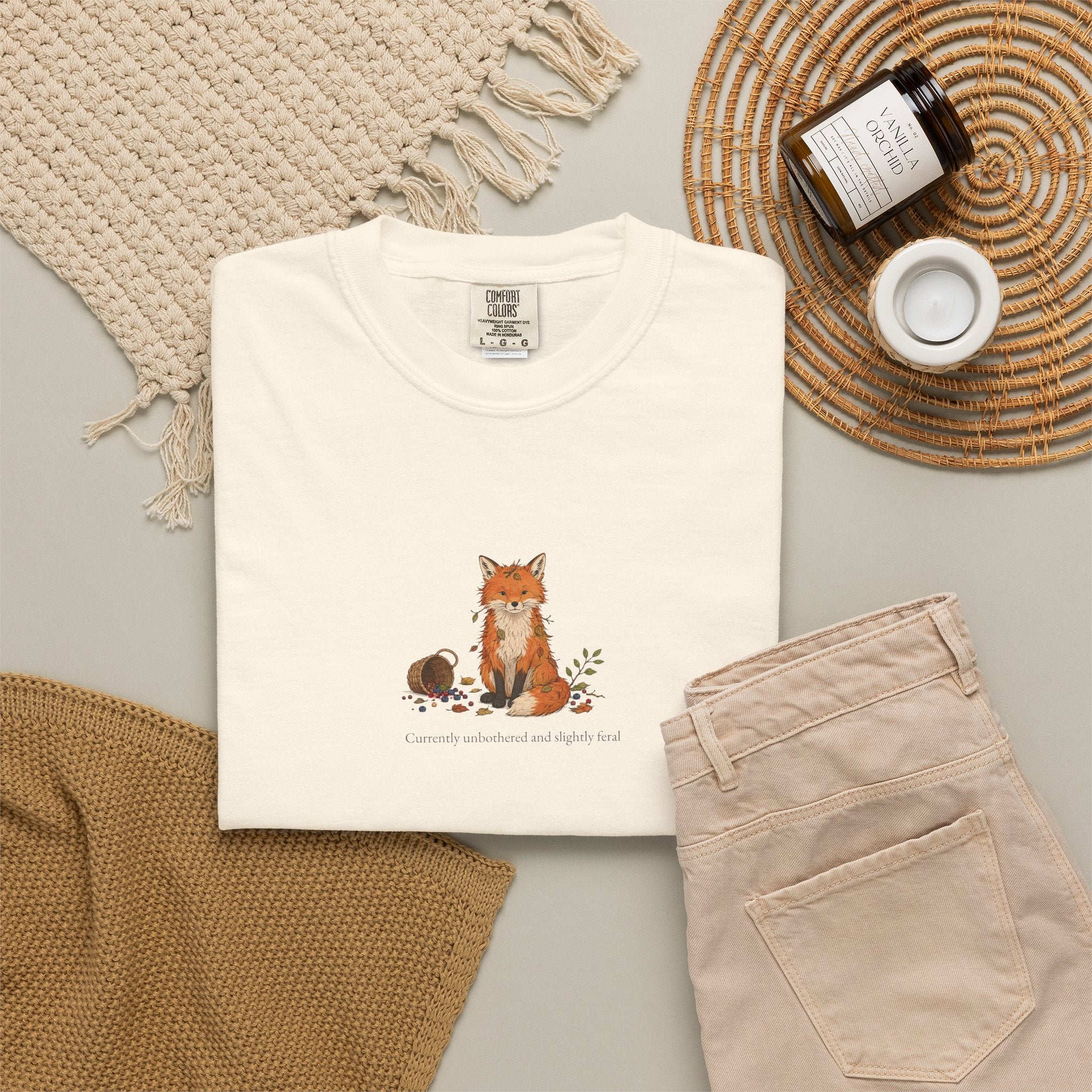 Currently Unbothered And Slightly Feral - Comfort Tee