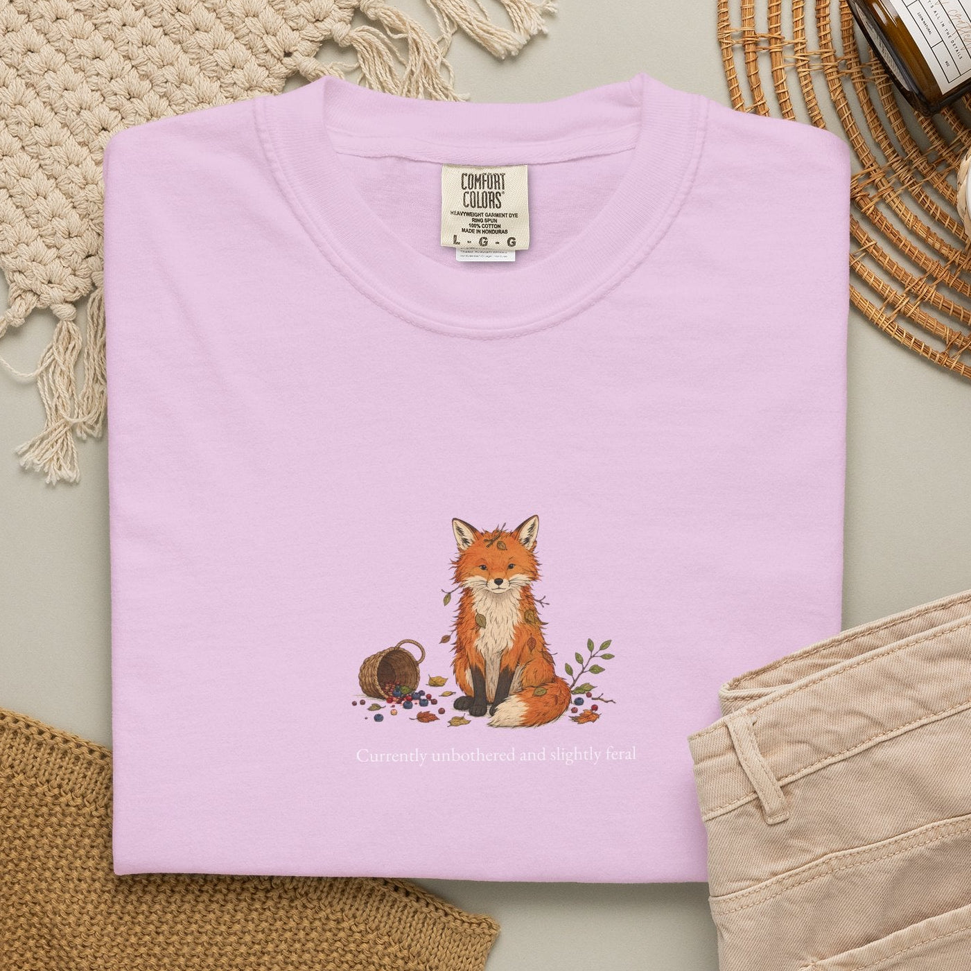 Currently Unbothered And Slightly Feral - Comfort Tee