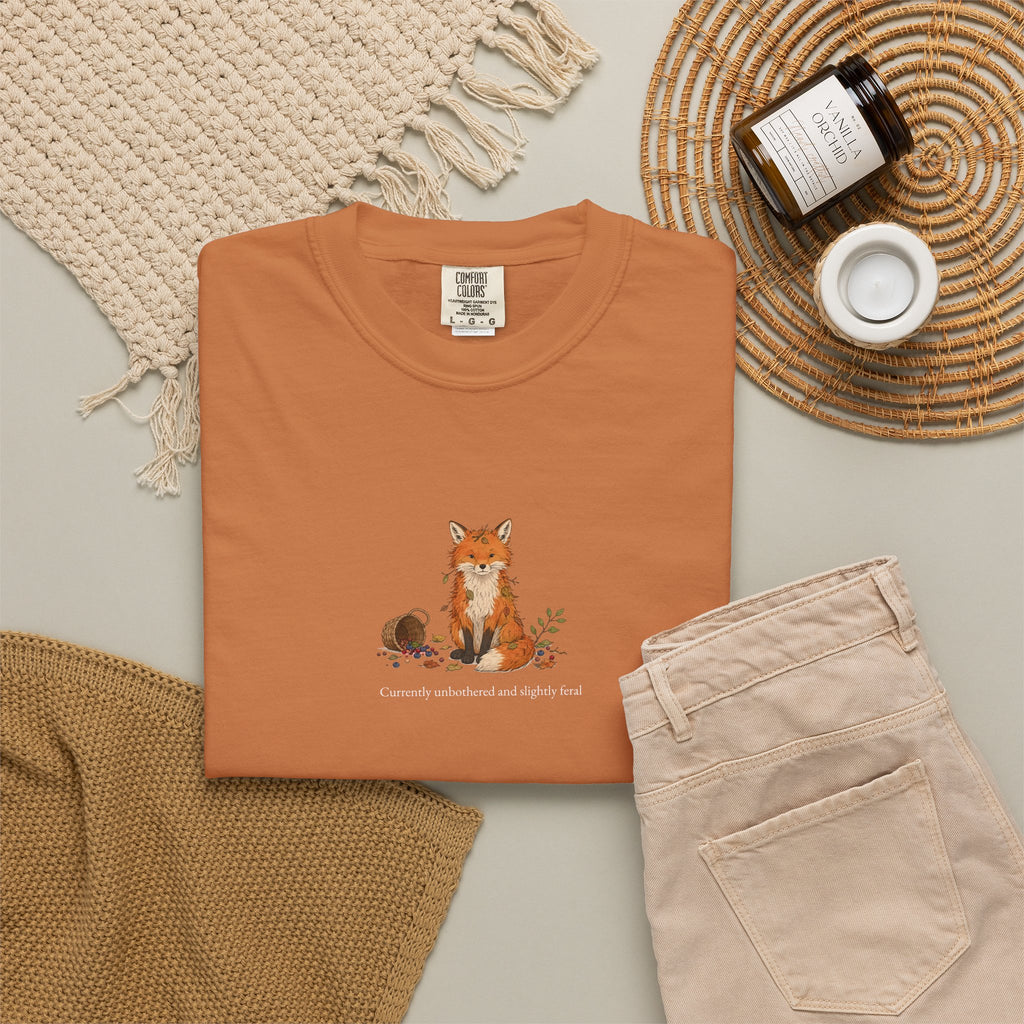 Currently Unbothered And Slightly Feral - Comfort Tee