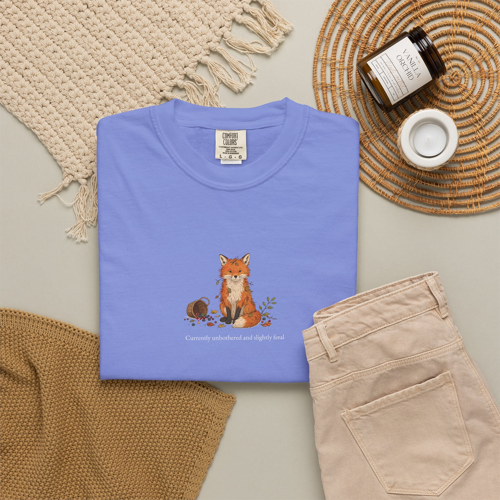 Currently Unbothered And Slightly Feral - Comfort Tee