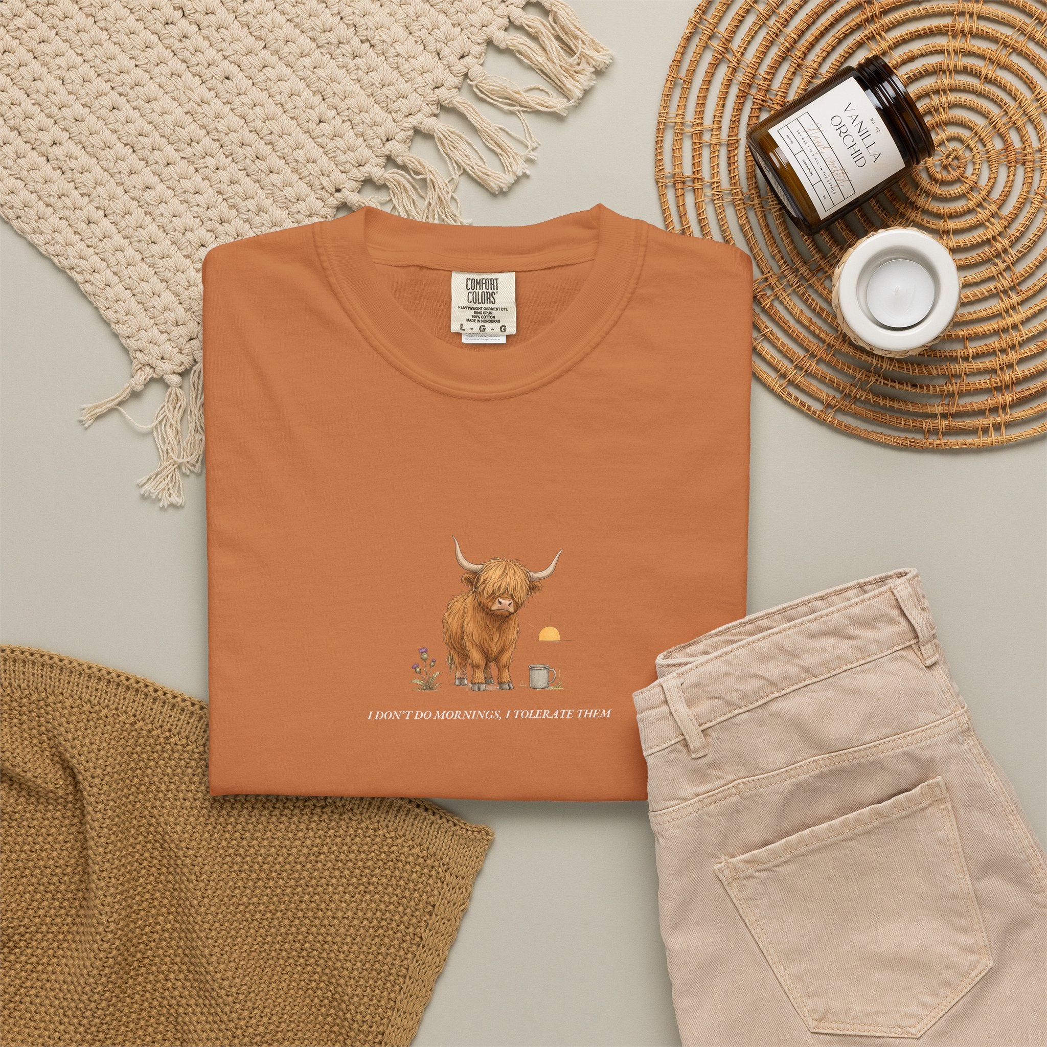 I Don't Do Mornings, I Tolerate Them - Comfort Tee