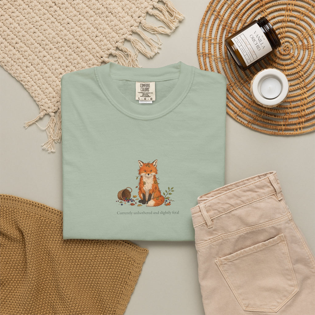 Currently Unbothered And Slightly Feral - Comfort Tee