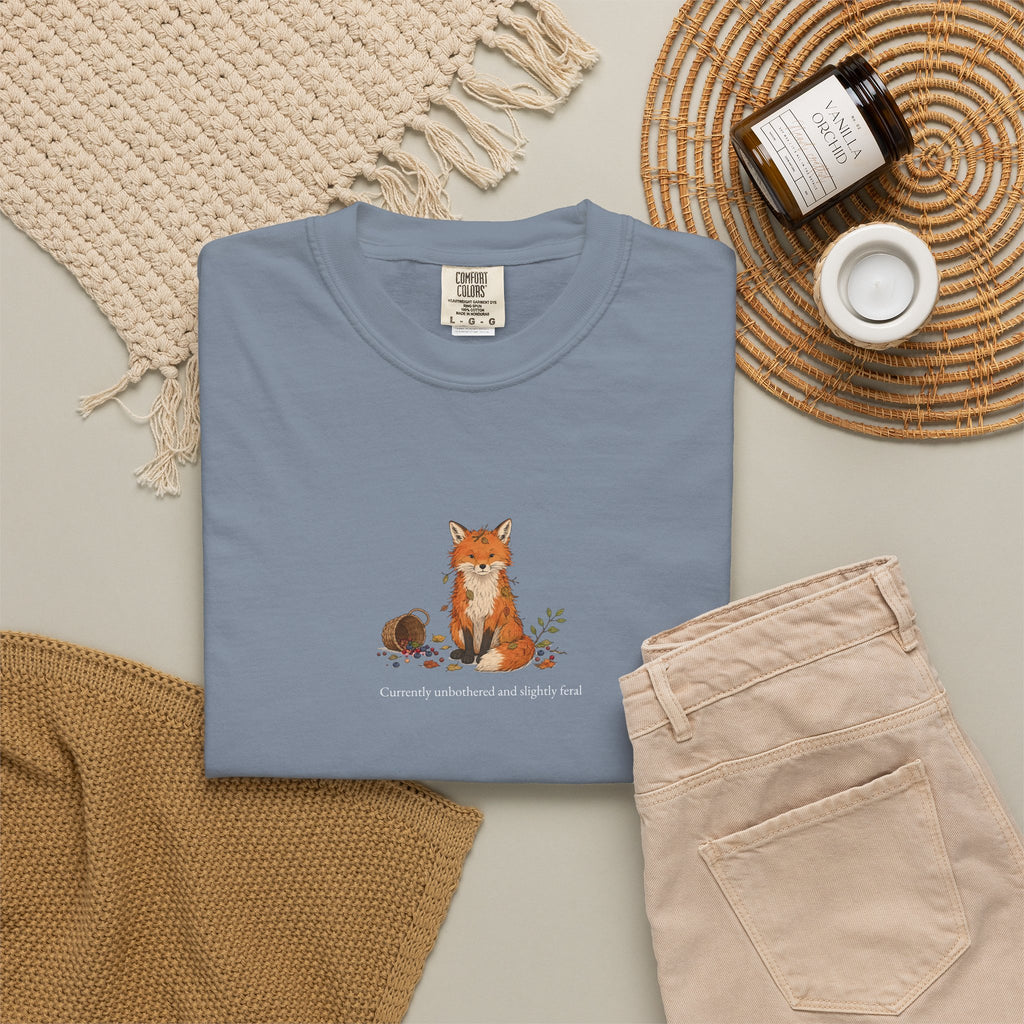 Currently Unbothered And Slightly Feral - Comfort Tee