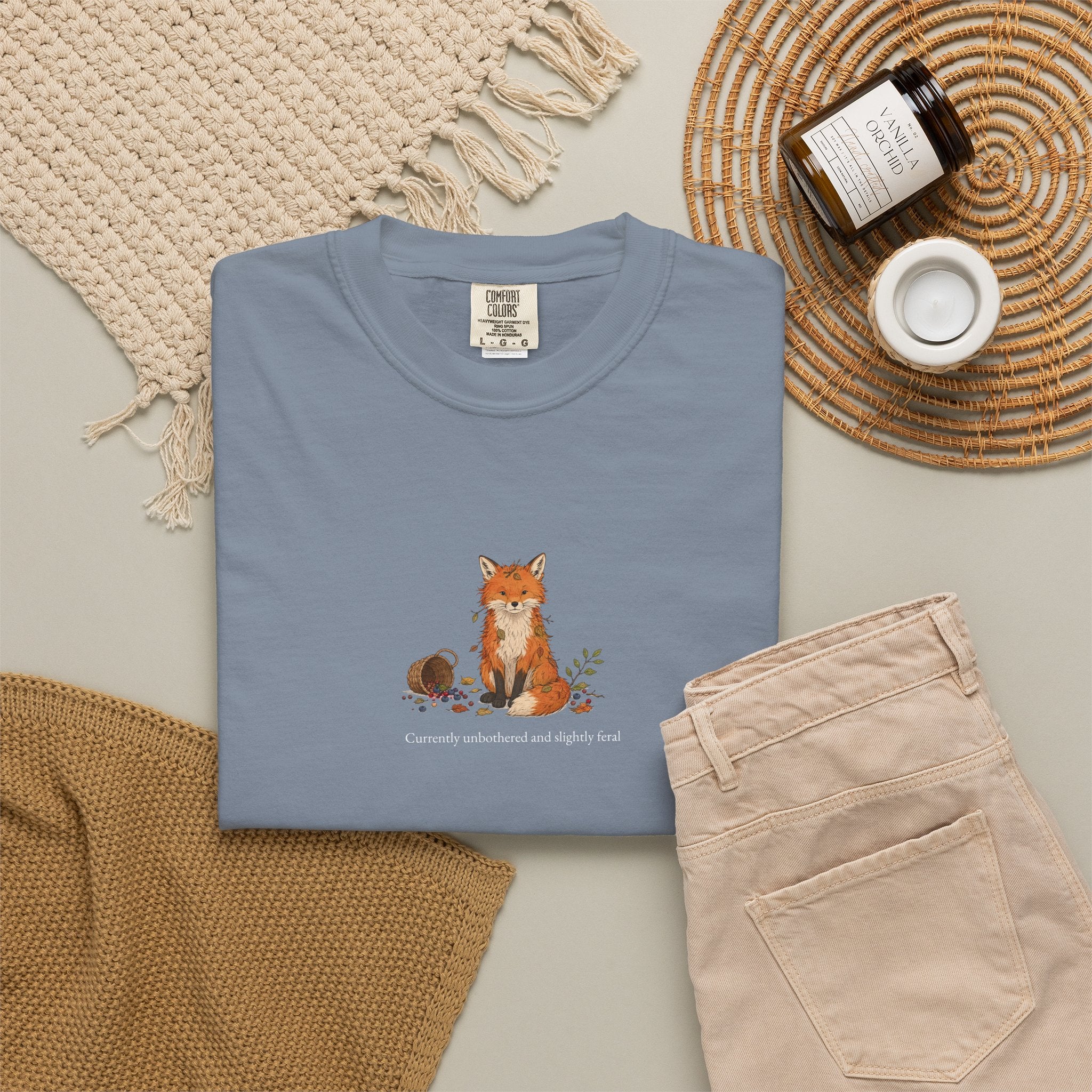 Currently Unbothered And Slightly Feral - Comfort Tee