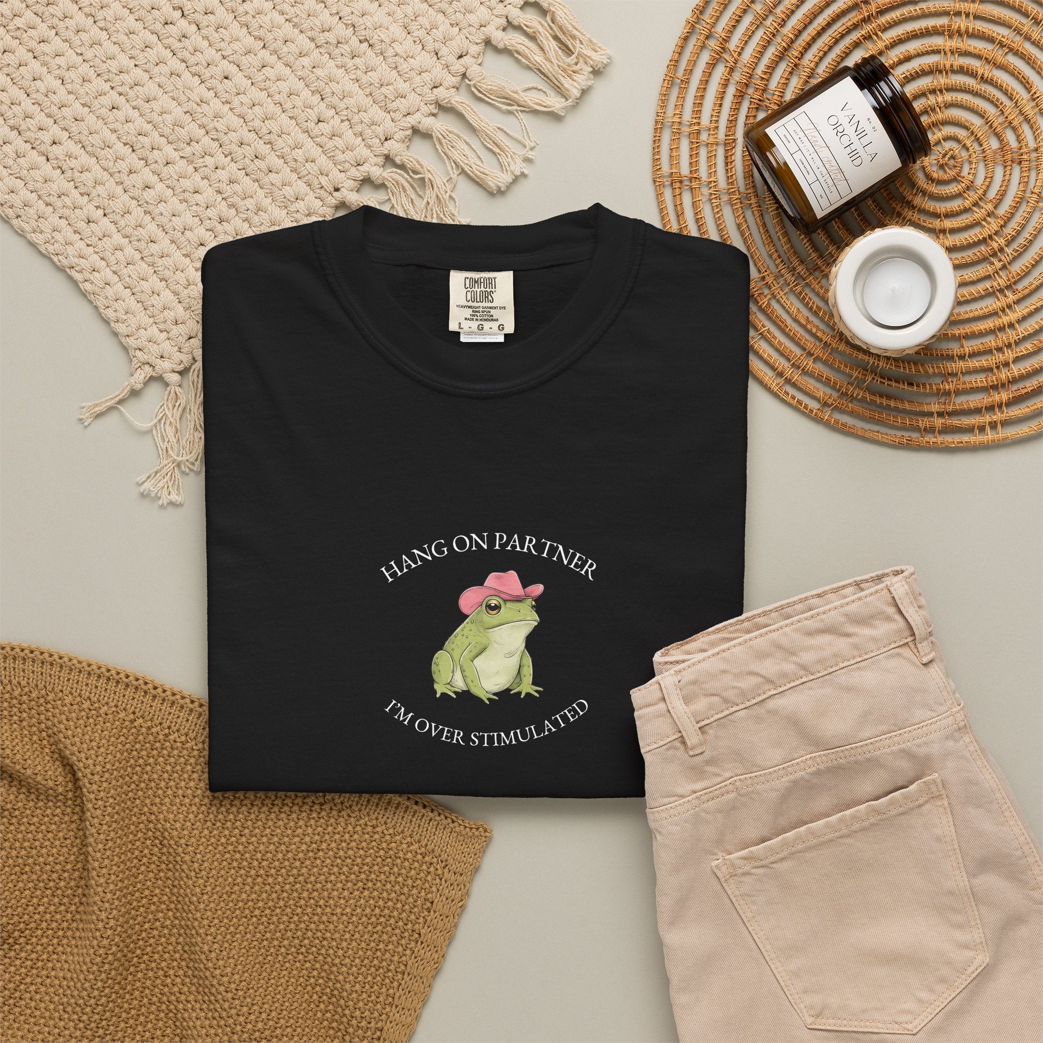 Hang On Partner, I'm Overstimulated - Comfort Tee