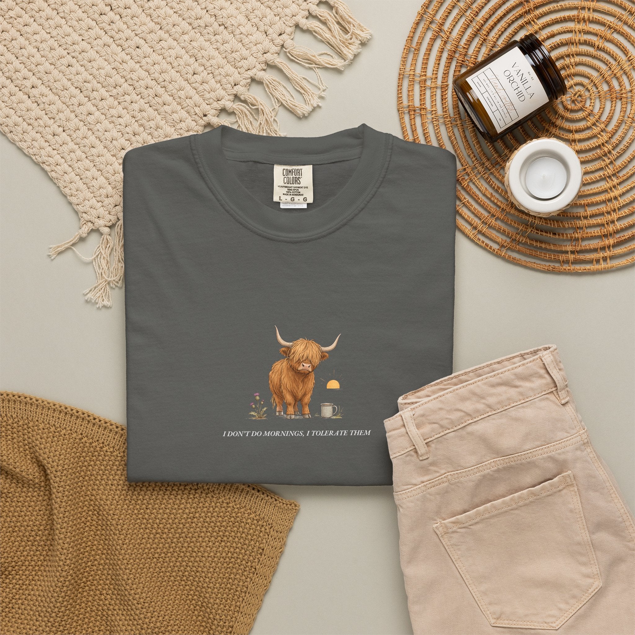 I Don't Do Mornings, I Tolerate Them - Comfort Tee